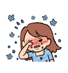 素敵なショートヘアの女の子（個別スタンプ：13）