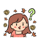 素敵なショートヘアの女の子（個別スタンプ：14）