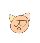 猫のデカ絵文字スタンプ3（個別スタンプ：14）