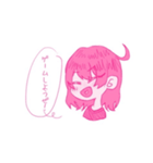 ぴんくちゃんの日常『メガシンカ版』（個別スタンプ：15）