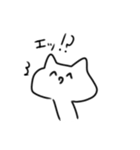 手描き感のつよいねこ（個別スタンプ：11）