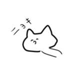 手描き感のつよいねこ（個別スタンプ：16）
