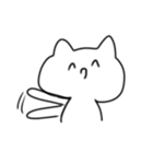 手描き感のつよいねこ（個別スタンプ：21）