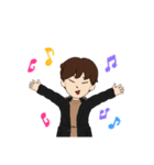 イラスト♂とアバター♂（個別スタンプ：13）