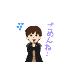 イラスト♂とアバター♂（個別スタンプ：14）