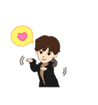 イラスト♂とアバター♂（個別スタンプ：16）