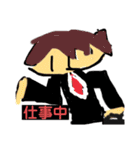 イラスト♂とアバター♂（個別スタンプ：17）