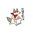 赤いスカーフの犬（個別スタンプ：3）