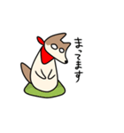 赤いスカーフの犬（個別スタンプ：32）