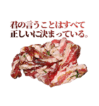 全てを肯定する牛肉（個別スタンプ：4）