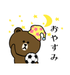 ブラウン＆フレンズ☆サッカー2（個別スタンプ：14）
