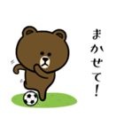ブラウン＆フレンズ☆サッカー2（個別スタンプ：18）