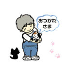 友にあいさつ（個別スタンプ：13）