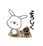 キャンプで使える『まえバニー』（個別スタンプ：10）