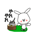 キャンプで使える『まえバニー』（個別スタンプ：13）