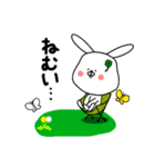 キャンプで使える『まえバニー』（個別スタンプ：25）