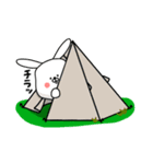 キャンプで使える『まえバニー』（個別スタンプ：34）