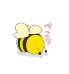 かわいい昆虫スタンプ「女王蜂ちゃん」（個別スタンプ：8）