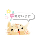 ねこのようもの（ふきだし）（個別スタンプ：15）