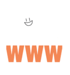 ぬりえくんの文字デカスタンプ（個別スタンプ：3）