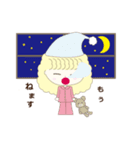 かわいいふわふわ女子（個別スタンプ：6）