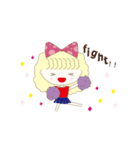 かわいいふわふわ女子（個別スタンプ：10）