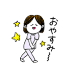 ❤️【広島弁】センター分け女子❤️（個別スタンプ：3）