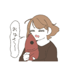 えびが降ってるな（個別スタンプ：3）