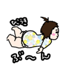 お顔で語る赤ちゃん（個別スタンプ：14）