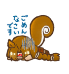 ゆるかわリスさんのスタンプ（個別スタンプ：6）