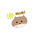 コンちゃん(手描き)（個別スタンプ：1）
