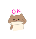 コンちゃん(手描き)（個別スタンプ：7）