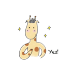 キリンのカーリー（個別スタンプ：4）