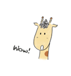 キリンのカーリー（個別スタンプ：7）