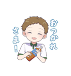 4人の男の子（個別スタンプ：15）