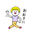❤️【関西弁】金髪少年❤️（個別スタンプ：1）