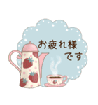 大人可愛い挿し絵みたいなスタンプ 春夏（個別スタンプ：25）