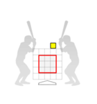 野球応援ストライクゾーンスタンプ（個別スタンプ：3）