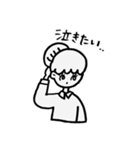 人間辞めたい鉛筆ちゃんです（個別スタンプ：3）
