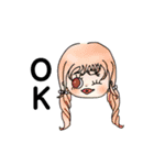 リップがかわいい女の子2（個別スタンプ：2）