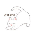 しろねこかびちゃん（個別スタンプ：1）