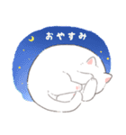 しろねこかびちゃん（個別スタンプ：2）