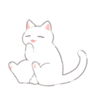 しろねこかびちゃん（個別スタンプ：4）