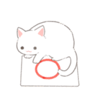 しろねこかびちゃん（個別スタンプ：7）