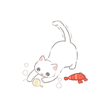 しろねこかびちゃん（個別スタンプ：27）