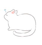 しろねこかびちゃん（個別スタンプ：35）