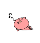 ほんわかぶたくん②文字付き（個別スタンプ：3）