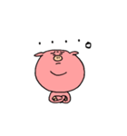 ほんわかぶたくん②文字付き（個別スタンプ：5）