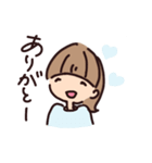 ゆるふわ女子の手書き文字スタンプ（個別スタンプ：21）