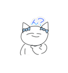 ゆるいりぼんねこ（個別スタンプ：8）